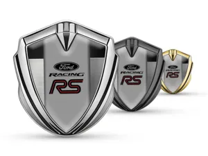 Ford Metallico Emblema Badge Stile Pro Inox